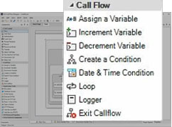 ابزارهای ثانویه که در نرم افزار call flow خواهید داشت
